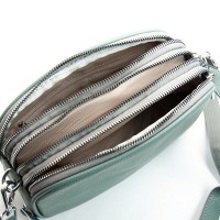 Женский молодежный кожаный клатч ALEX RAI 17006 blue