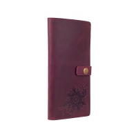 Тревел-кейс из кожи Hi Art TC-01 Shabby Plum Mehendi Classic