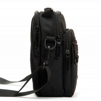 Мужская небольшая сумка через плечо и пояс Lanpad 82078 black