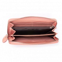 Женский кожаный кошелек Classik  DR. BOND W38 pink purple