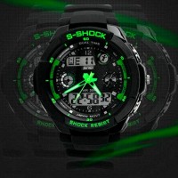 Детские часы SKMEI S-SHOCK GREEN (0931)