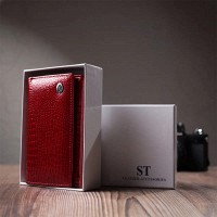 Женский лаковый кожаный кошелек ST Leather 22708 
