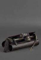 Женская кожаная сумка Элис темно-коричневая Краст BN-BAG-7-CHOKO