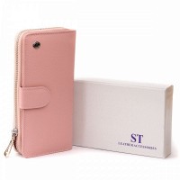 Женский кожаный кошелек ST Leather 19303 Розовый