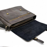 Мужская кожаная черная сумка tarwa tc-7022-3md