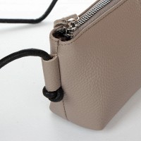 Молодежный клатч из кожи ALEX RAI 6003 L-grey