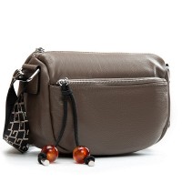 Женская кожаная сумка классическая ALEX RAI 93038 khaki