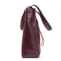 Женская замшевая сумка ALEX RAI 8773-220 bordo