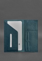 Кожаный тревел-кейс BlankNote 3.1 зеленый Краст - BN-TK-3-1-MALACHITE