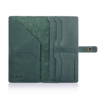 Тревел-кейс из кожи Hi Art TC-01 Mehendi Art TC-зеленый