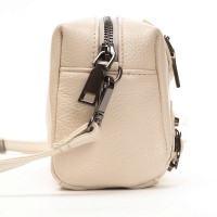 Женский молодежный кожаный клатч ALEX RAI 60072 white