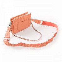 Женский клатч из кожезаменителя FASHION 01-06 7116 orange