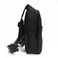 Мужская тканевая сумка-слинг Lanpad 3072 black