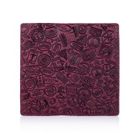 Кожаный бумажник Hi Art Let's Go Travel WP-02-S19-1621-T007