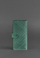 Кожаный женский кошелек BlankNote 7.0 Инди изумруд bn-pm-7-iz-ls