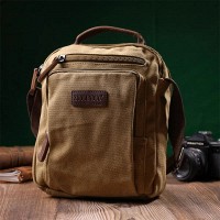 Мужская тканевая сумка через плечо Vintage 22239 