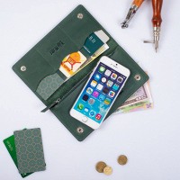 Кожаное портмоне Hi Art 7 wonders of the world WP-05-S19-5920-T002