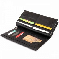 Женский кожаный кошелек ST Leather 19274 Черный