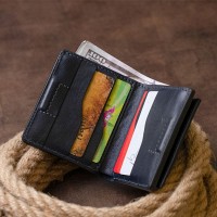 Мужское кожаное портмоне GRANDE PELLE 11332 Синее