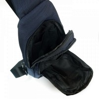 Мужская тканевая сумка-слинг Lanpad 80002 blue