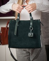 Женская замшевая сумка ALEX RAI 8800-1 green