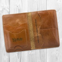 Кожаное портмоне Hi Art 7 wonders of the world PB-02-C18-1148-T002