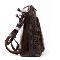 Женский кожаный рюкзак ALEX RAI 8628 brown