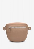 Кожаная поясная сумка/ кроссбоди The Wings tw-vacation-dark-beige-flo