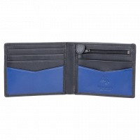 Мужское кожаное портмоне Visconti vsl20 bk/cb с защитой RFID