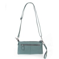 Молодежный клатч из кожи ALEX RAI 8801-3 blue