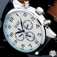 Мужские часы Jaragar Elite White (1012)