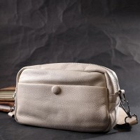Молодежная женская кожаная сумка через плечо Vintage 22438 