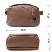 Молодежная женская кожаная сумка через плечо Vintage 22596 