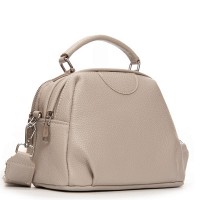 Женская кожаная сумка ALEX RAI 99125 beige