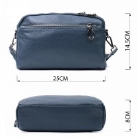 Молодежная женская кожаная сумка через плечо Vintage 22600 