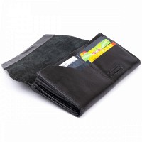 Женский кожаный клатч GRANDE PELLE 11316 Черный