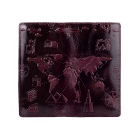 Кожаное портмоне Hi Art 7 wonders of the world WP-05-C19-1718-T002