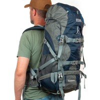 Рюкзак Туристический нейлон Royal Mountain 1497-65L blue