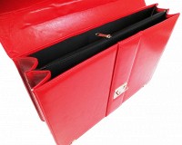 Женский портфель из эко кожи AMO SST08 красный