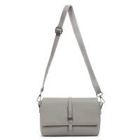 Женская кожаная молодежная сумка ALEX RAI 99121 l.gray