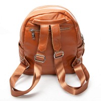Женский кожаный рюкзак ALEX RAI 8635-9 camel