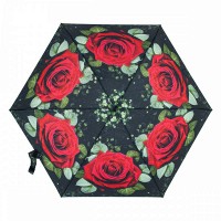 Мини зонт женский механический Fulton L501-041635 Huge Rose (Огромная роза)