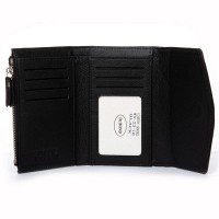 Женский кожаный кошелек Classik  DR. BOND WN-23-18 black