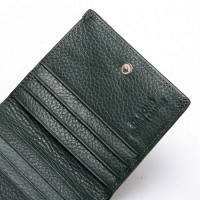 Женский кожаный кошелек Bright DR. BOND WS-219 green