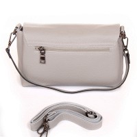 Женская кожаная сумка ALEX RAI 99105 l.gray