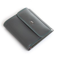 Женский кожаный кошелек Rainbow DR. BOND WRS-33-1 gray
