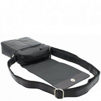 Мужская кожаная сумка Visconti S7 BLK