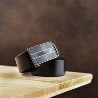 Мужской кожаный ремень автомат Vintage 20334