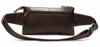 Коричневая сумка на пояс Vintage 14897