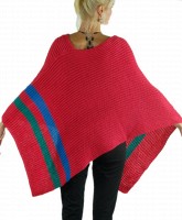 Женское пончо с ассиметричными углами TRAUM